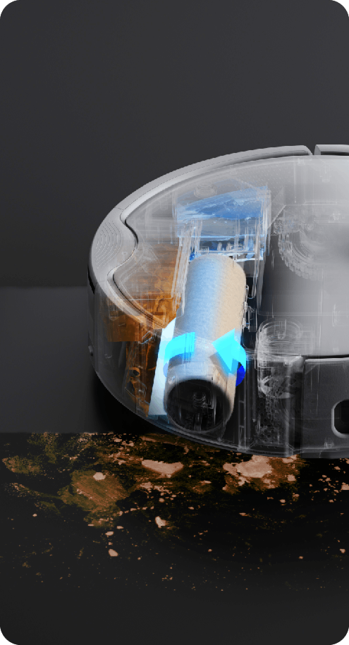 SwitchBot 掃拖機 搭載專屬 RevoRoll™滾軸拖把