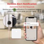 SwitchBot 門窗感應器 搭配 智慧主機 可遠端警報通知