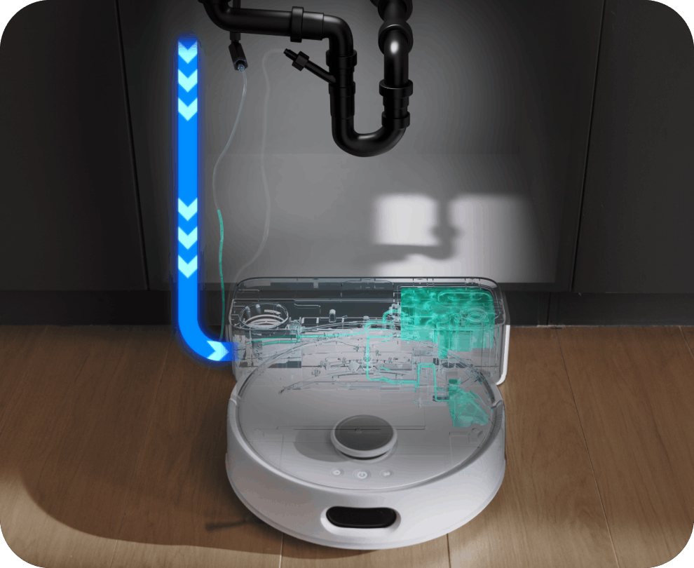SwitchBot 掃拖機 自動補淨水，無需手動補水