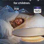 SwitchBot 空氣清淨機 智能家居 低噪音，在運行時不會打擾正在熟睡的孩子或寵物