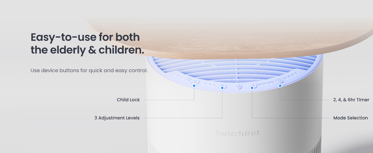 Air Purifier 空氣清淨機智能家居 老人小孩都能輕鬆上手