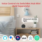 開關機器人 可透過 Mini 開關機器人 進行語音控制（單獨出售）