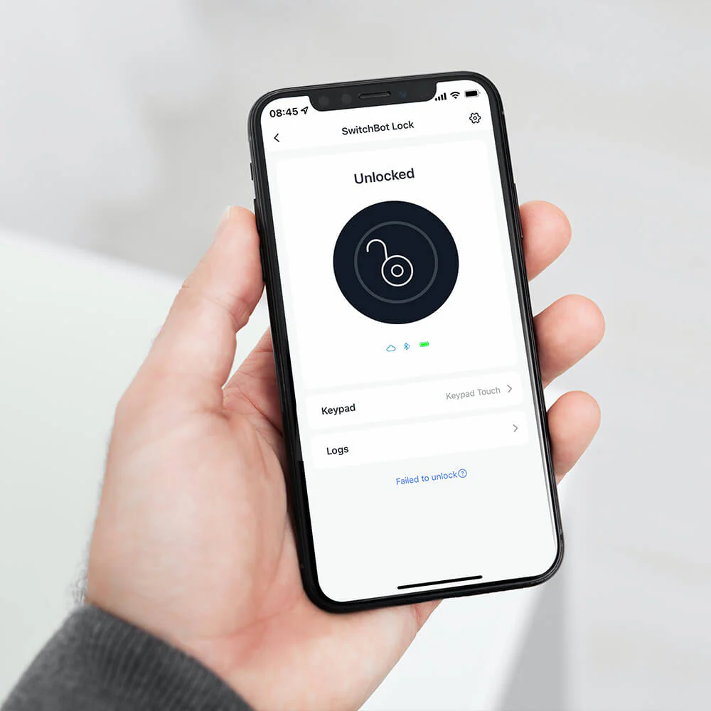SwitchBot 智慧門鎖 讓您可以遠端解鎖