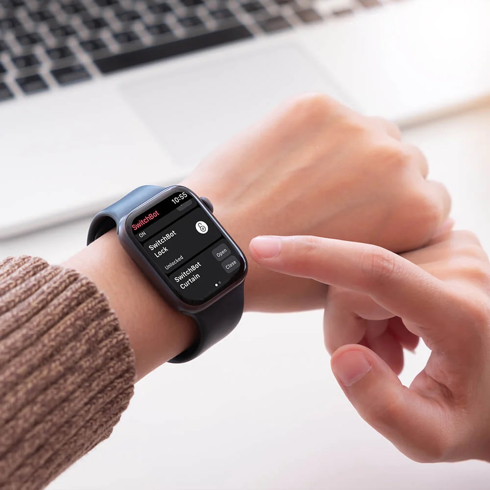 SwitchBot 旋鈕機器人也能透過 Apple Watch 控制 智慧門鎖