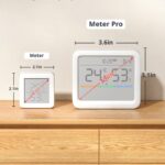 Meter Pro 溫溼度感測器擁有大型顯示幕