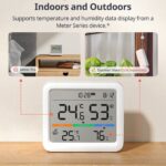 Meter Pro 大螢幕溫溼度感測器 能讓您檢查室內和室外的溫差