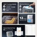 耐用且易於使用的Meter Pro 大螢幕溫溼度感測器 Pro
