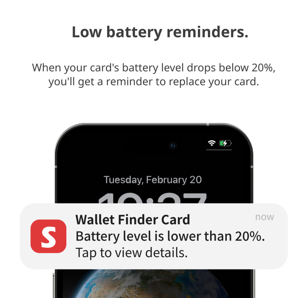 SwitchBot 輕薄防丟卡 低電量提醒