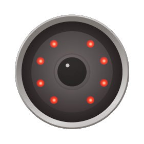 witchBot 網路攝影機 PanTilt Cam 2K 內建 8 個紅外線 LED 燈