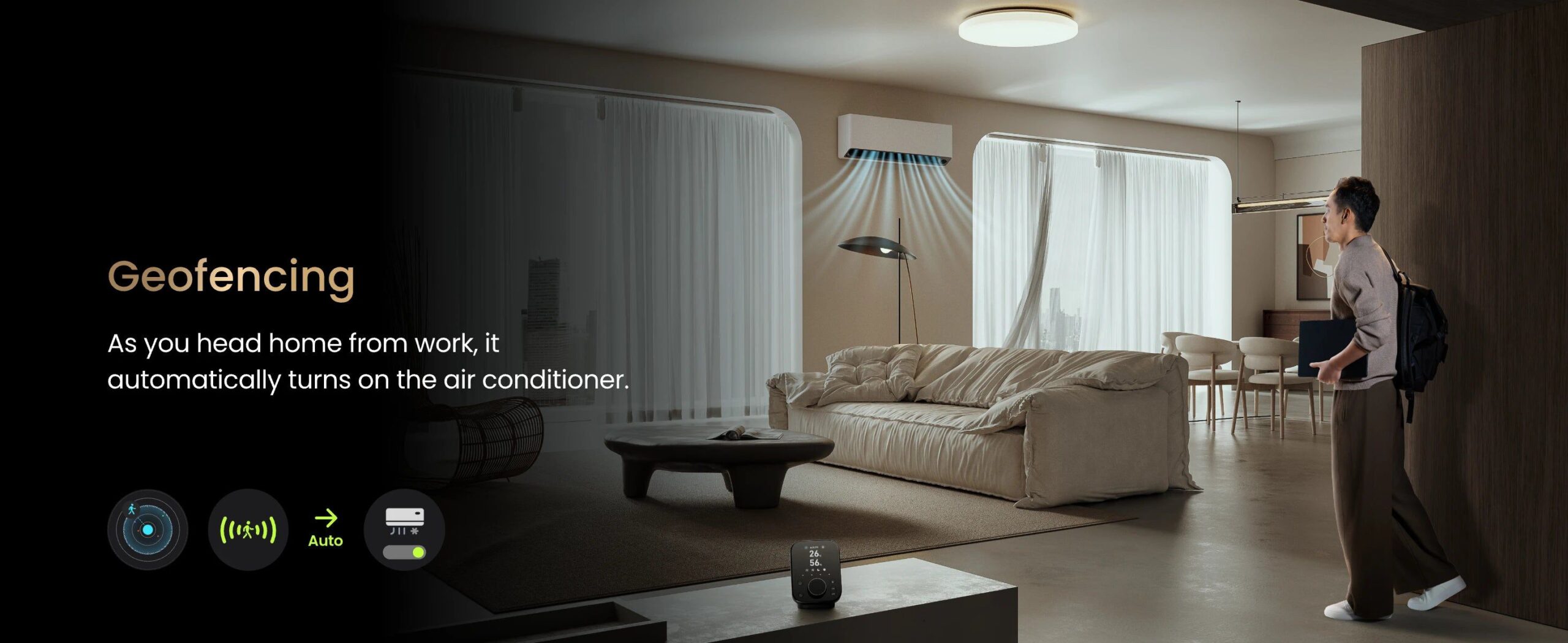 利用地理圍籬觸發操作